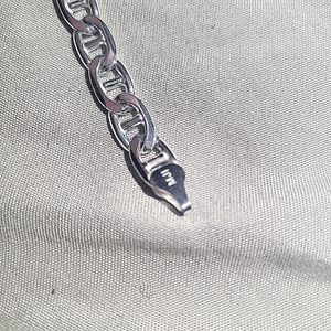 8.5" sterling silver. 925 8mm